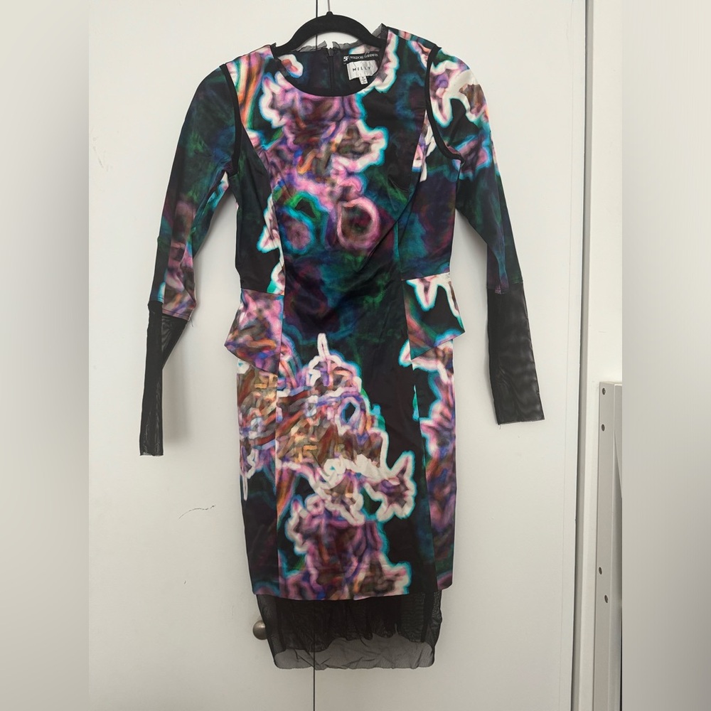 Milly Midi Peplum Dress - Size 6